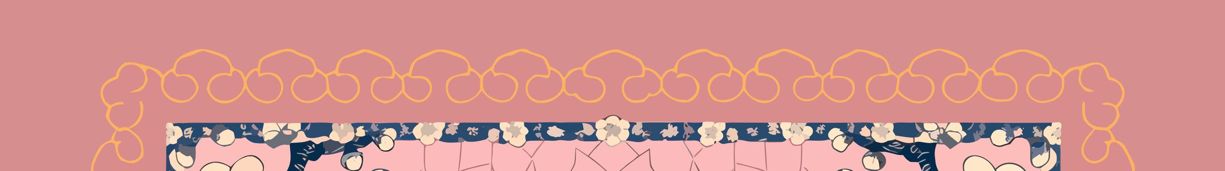 The border band of the mat artwork