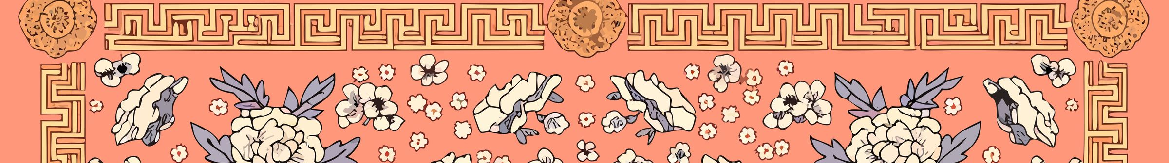 The border band of the mat artwork
